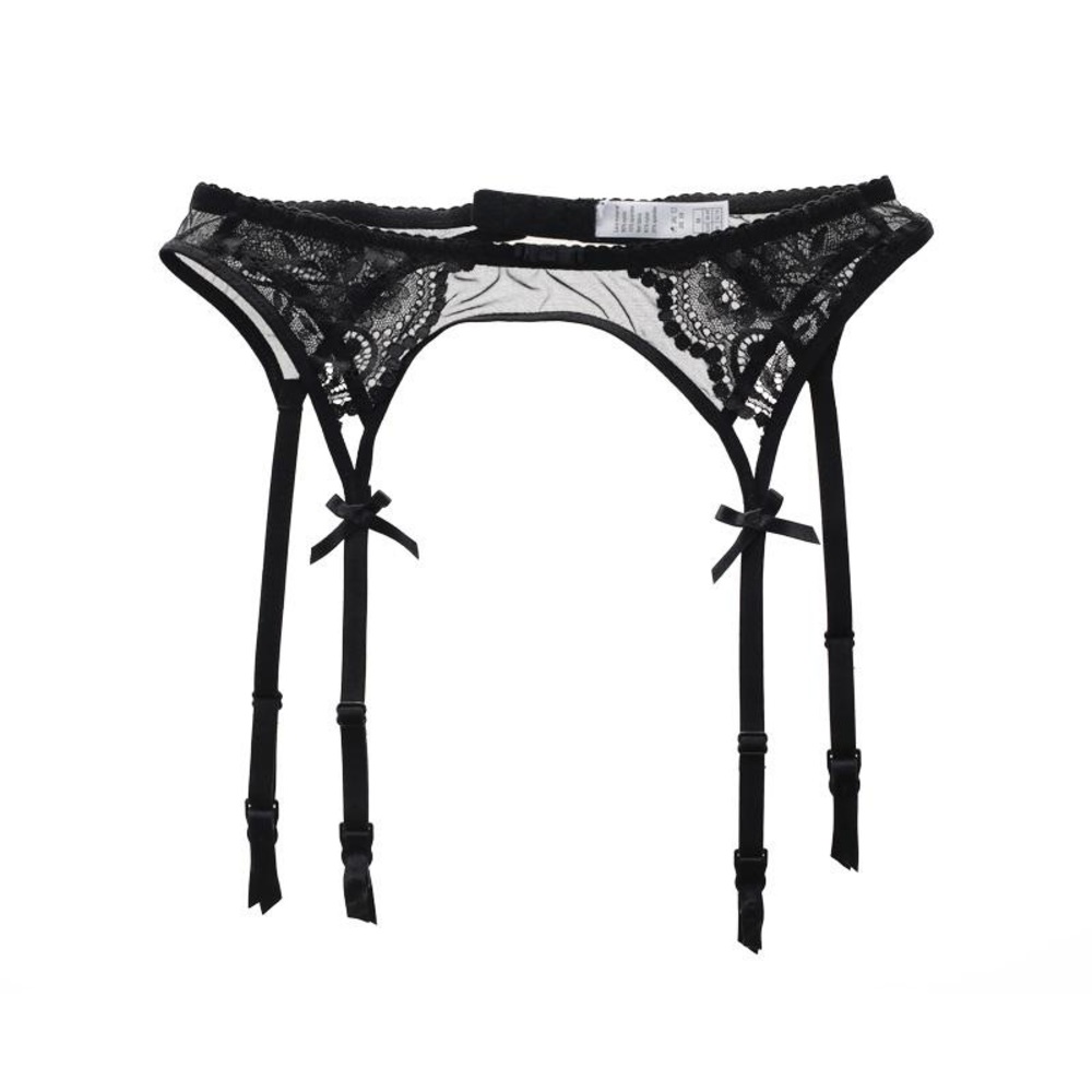 New Wedding Elastic Garter Mandhari Black Size S